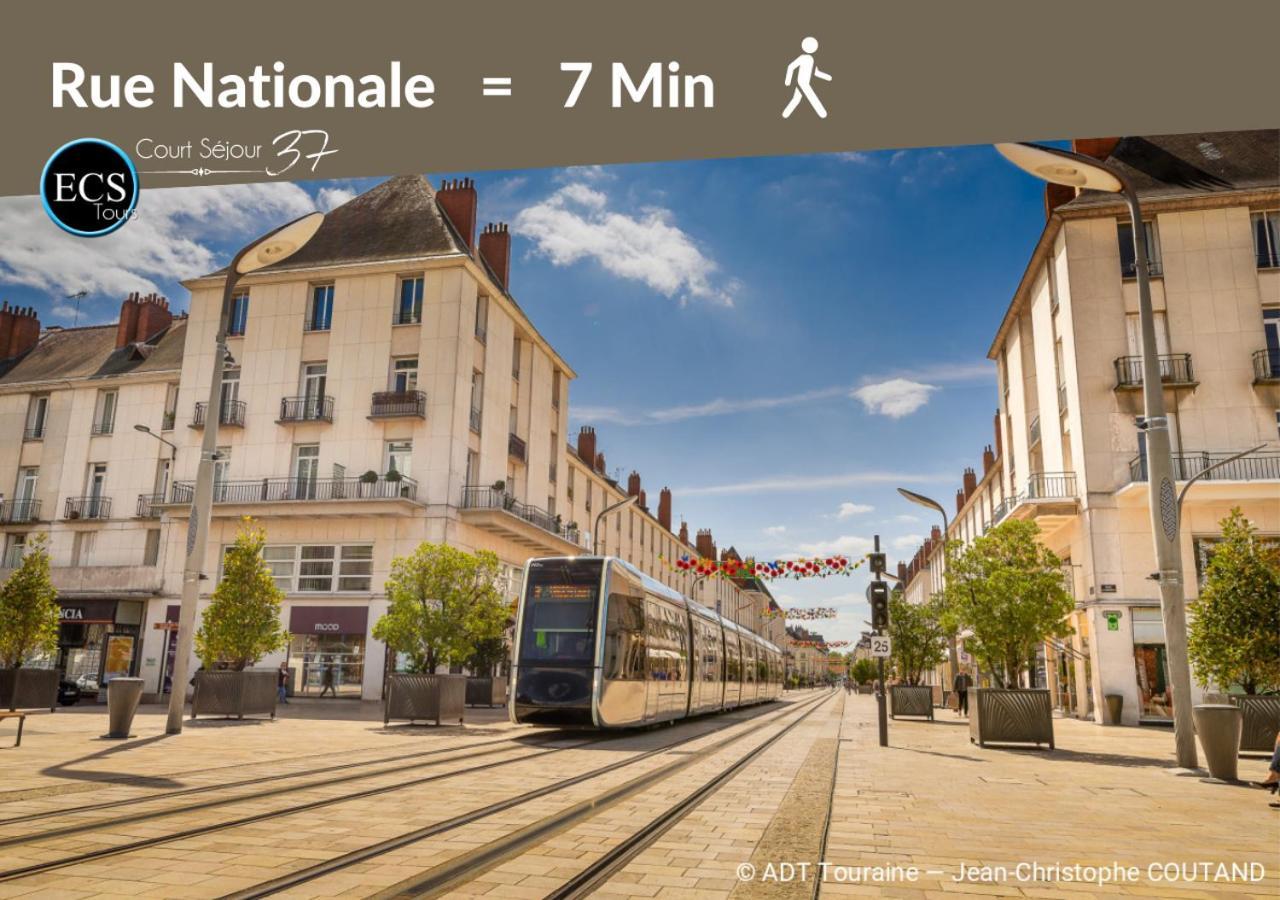 Ferienwohnung Cozy Zen - Le calme en plein cœur de Tours Exterior foto