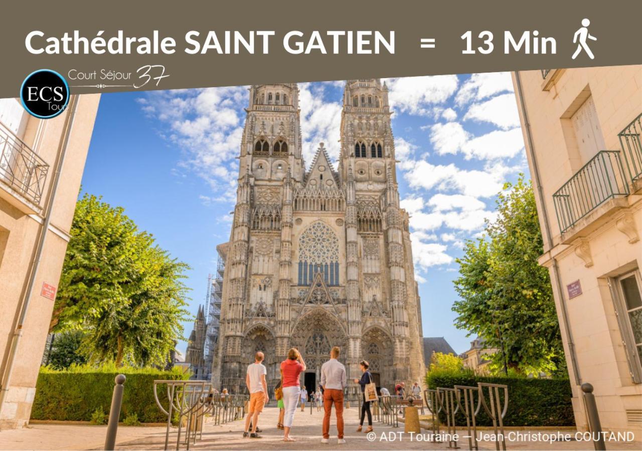 Ferienwohnung Cozy Zen - Le calme en plein cœur de Tours Exterior foto